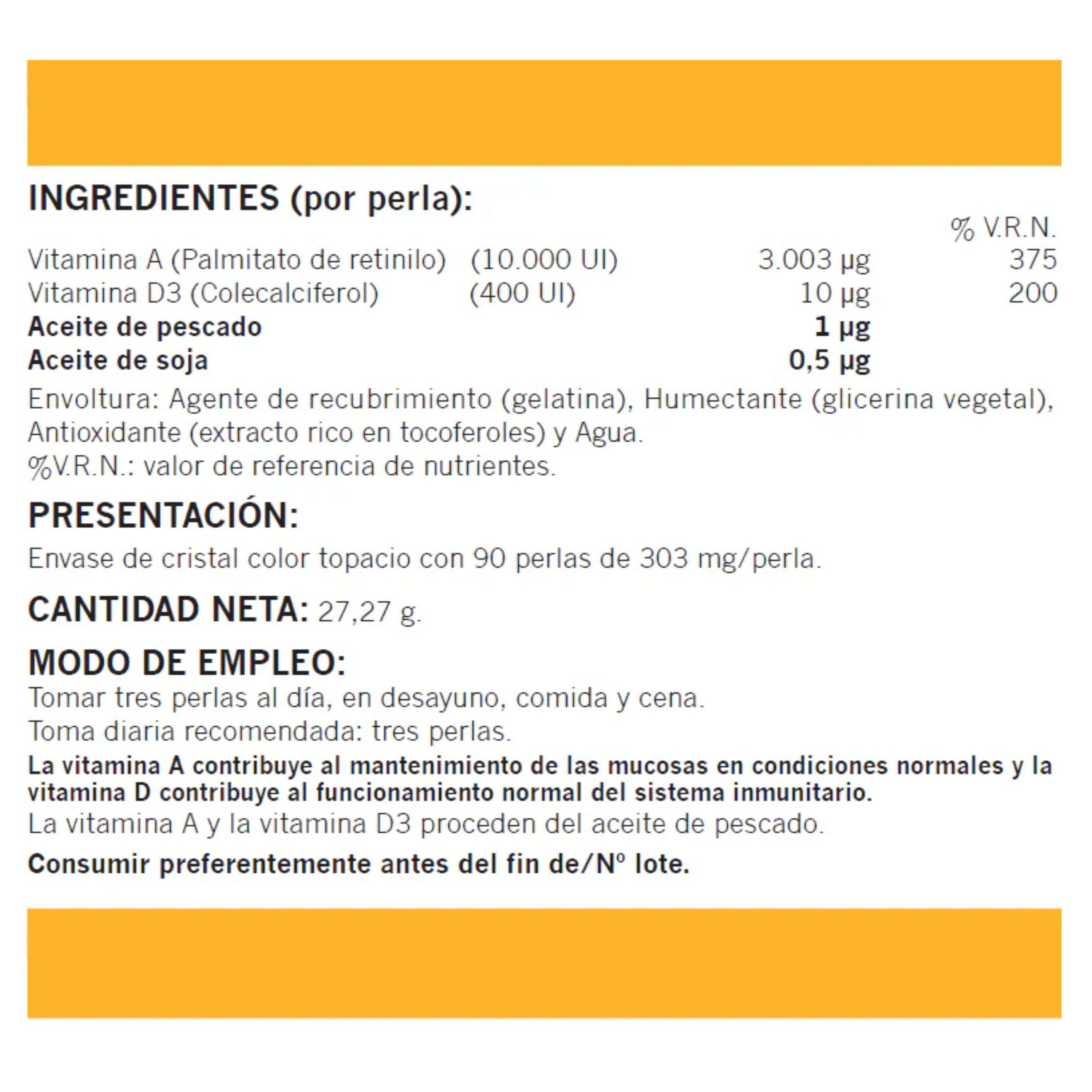 Vitaminas A & D3 - Naturemost