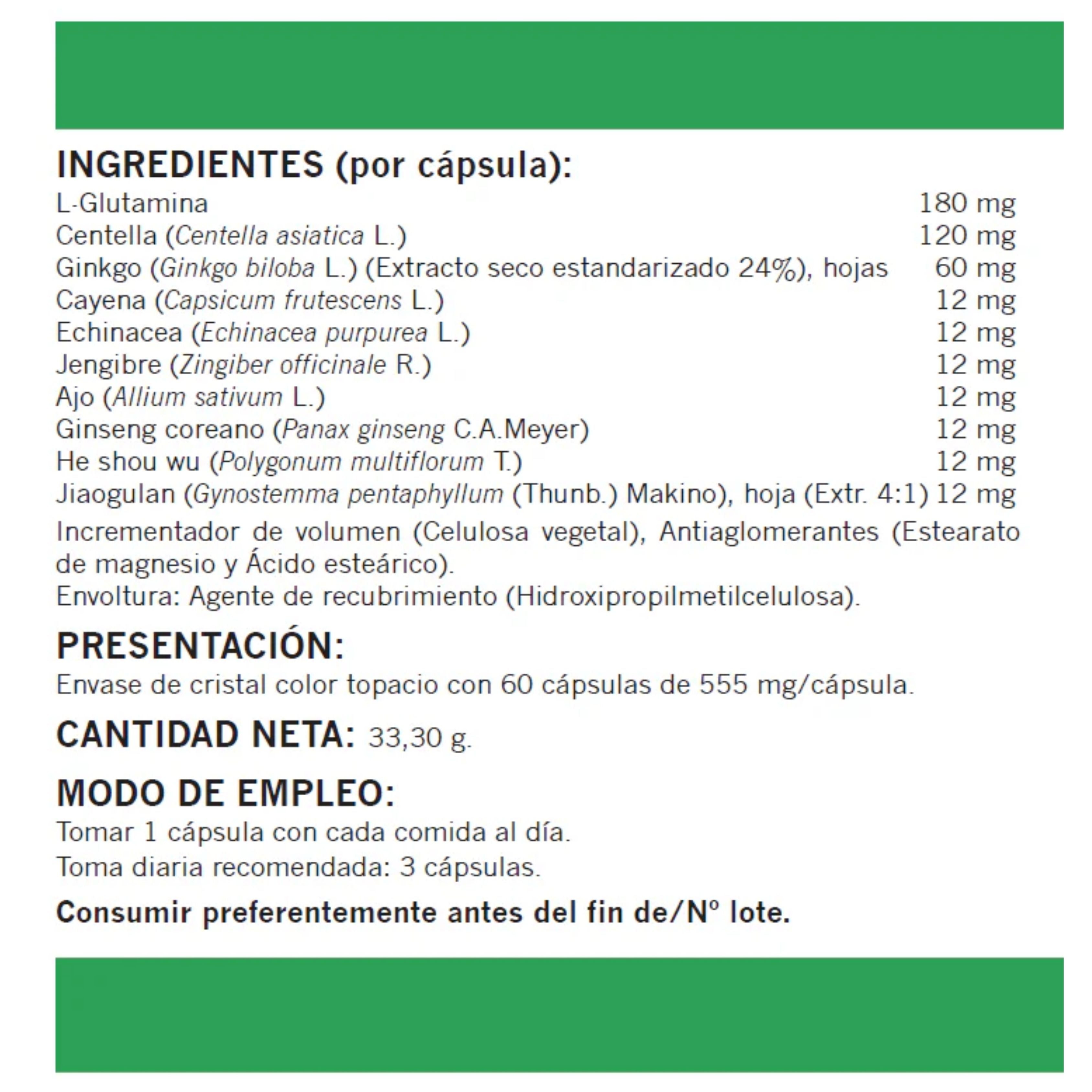 Mind & Body Booster - Rendimiento Cognitivo - Naturemost