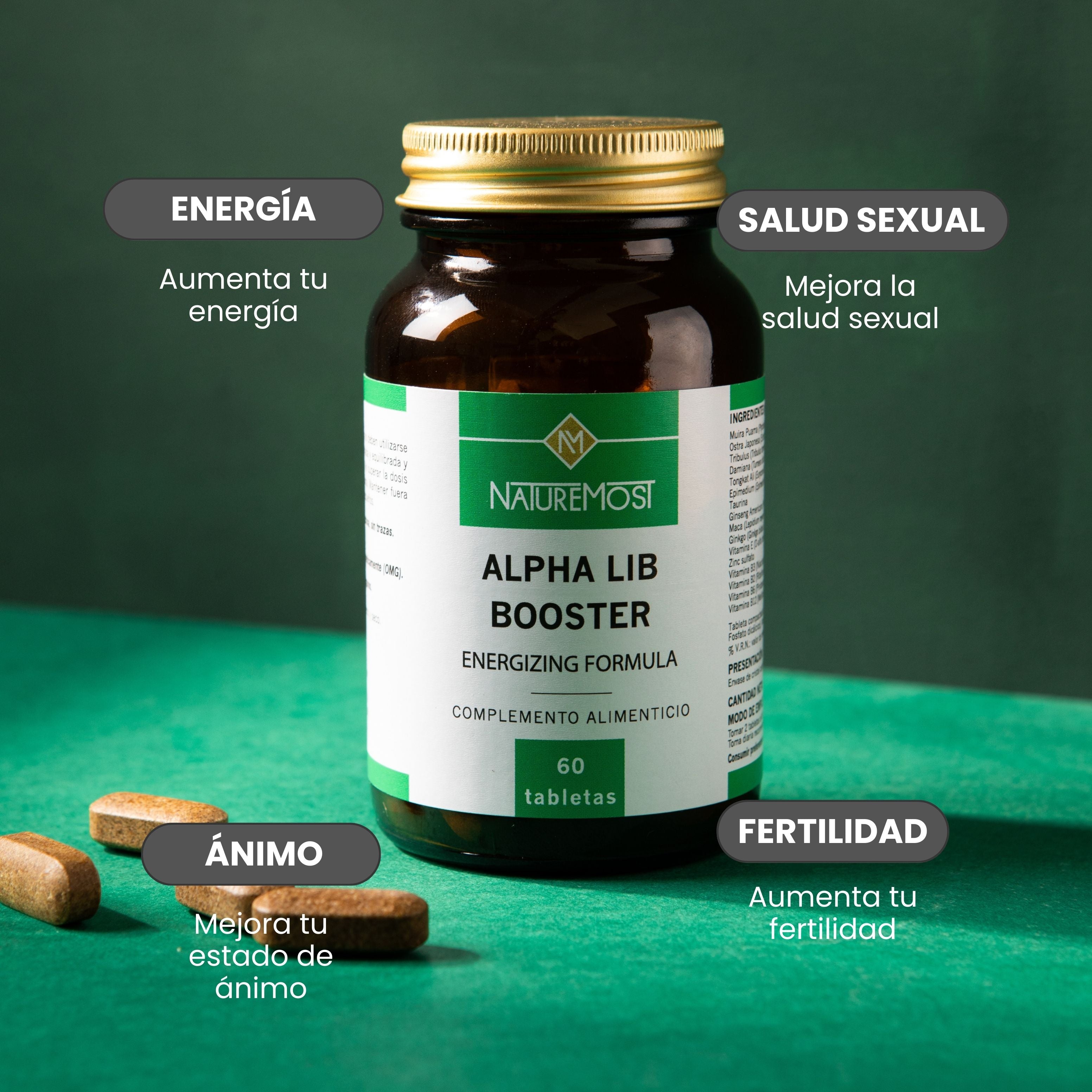 Alpha Lib Booster - Libido & Rendimiento - Naturemost