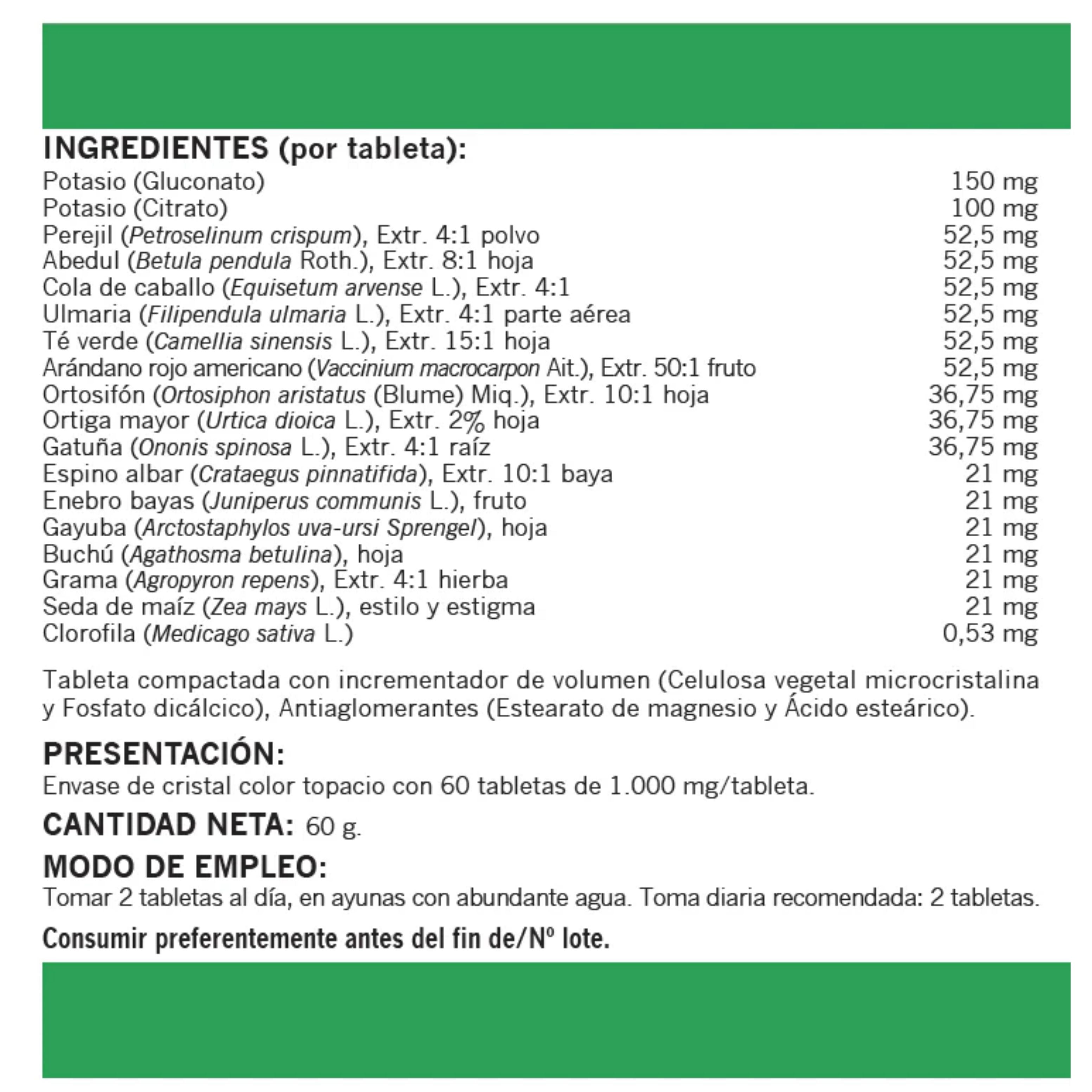 DepurDren - Diurético natural - Naturemost