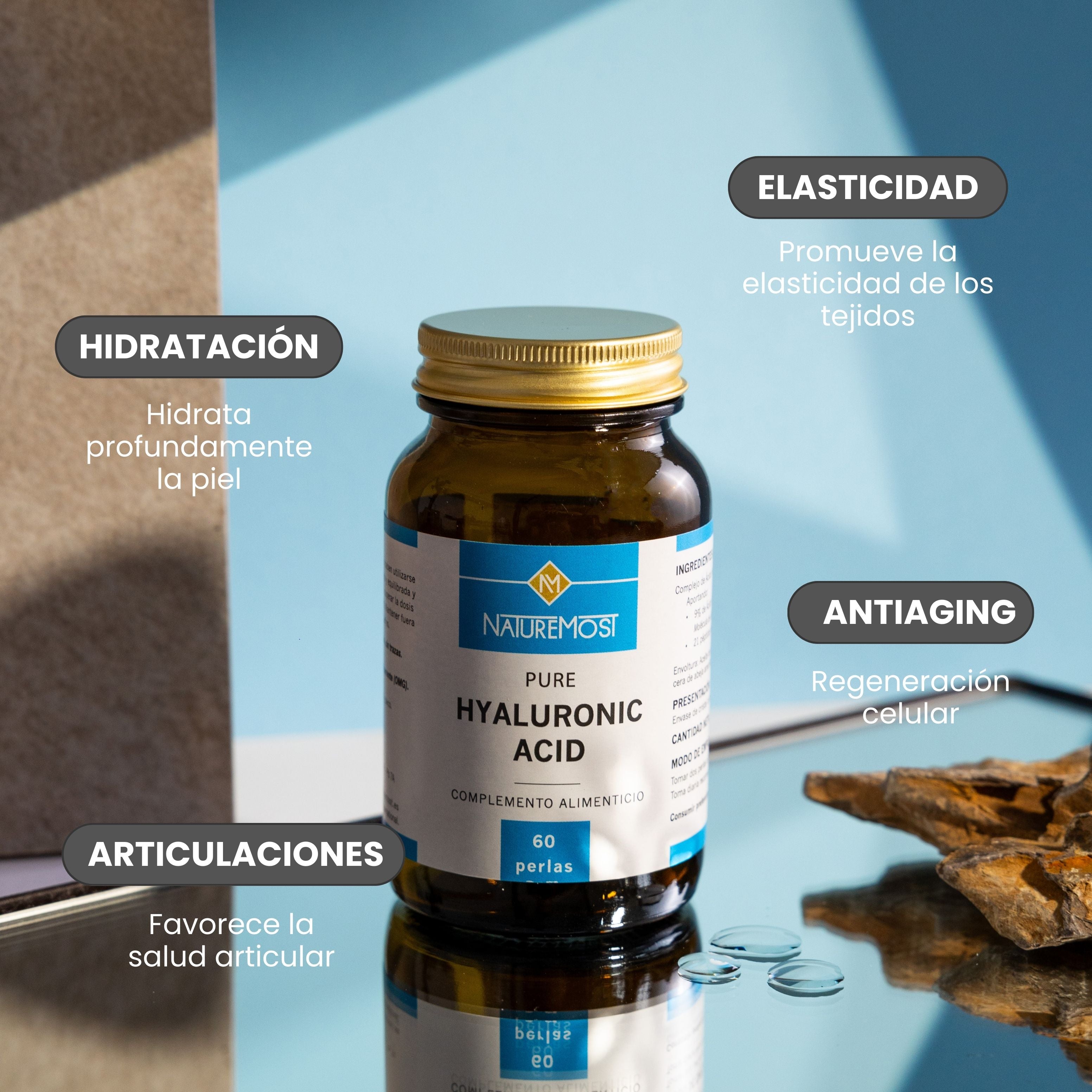 Pure Hyaluronic Acid - Ácido Hialurónico Antiaging - Naturemost
