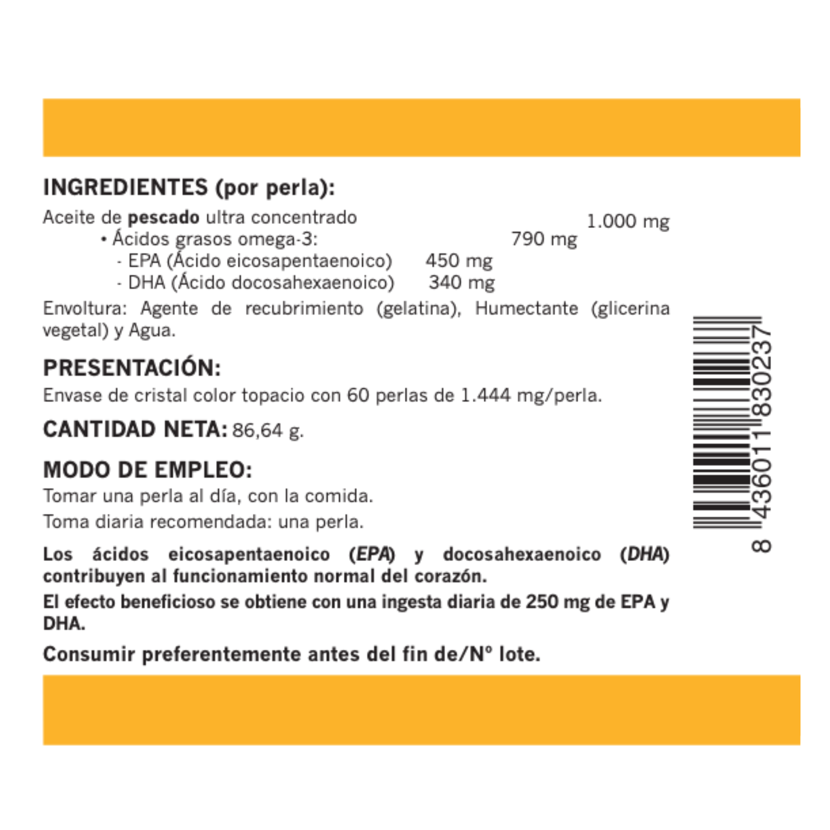 Marine Max - Omega 3 de alta concentración - Naturemost