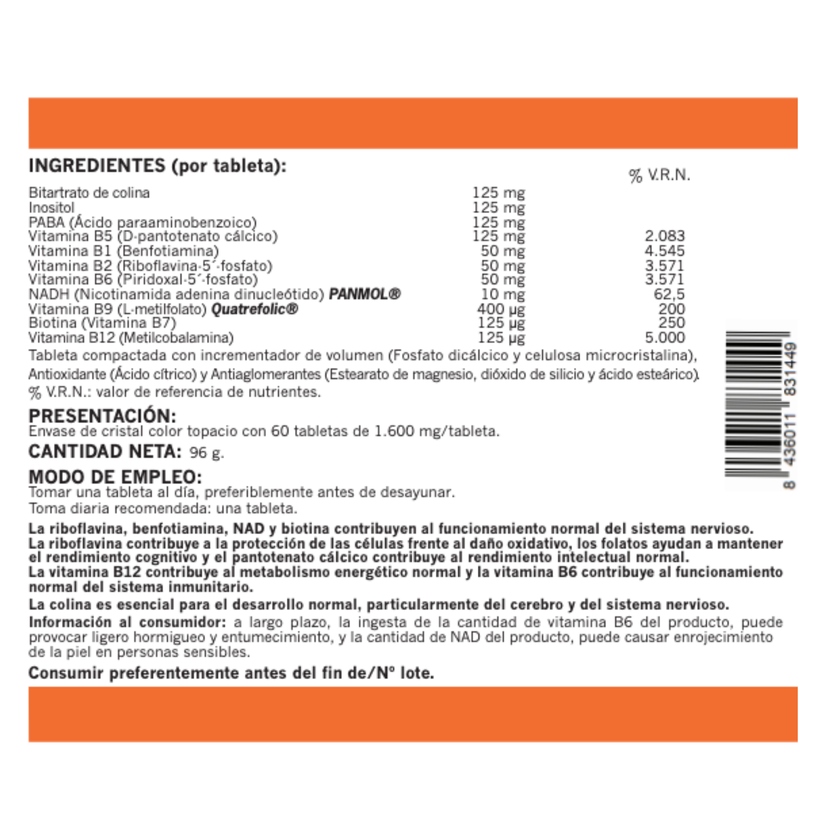 Methyl Hi-B Complex - Vitaminas B metiladas - Naturemost