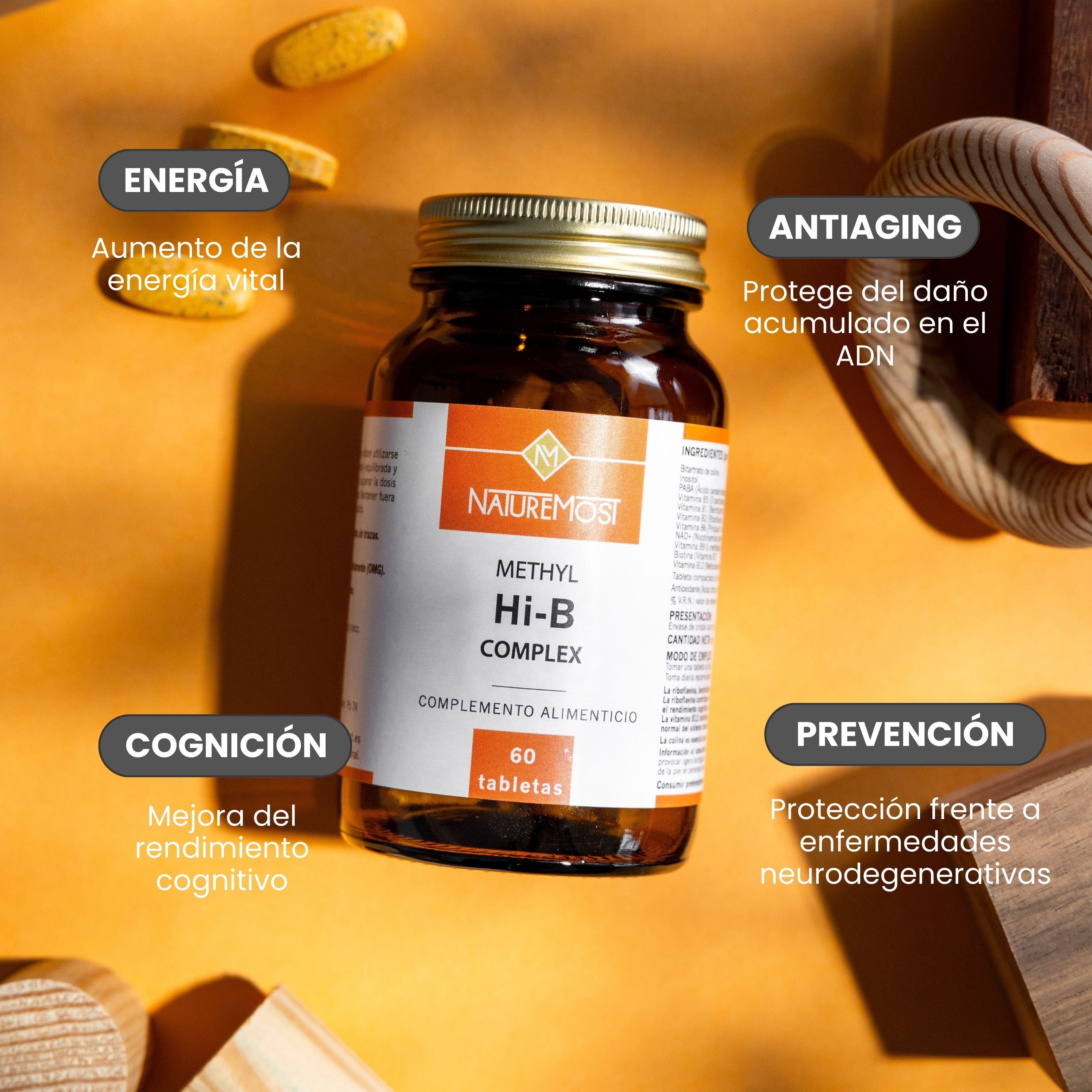 Methyl Hi-B Complex - Vitaminas B metiladas - Naturemost