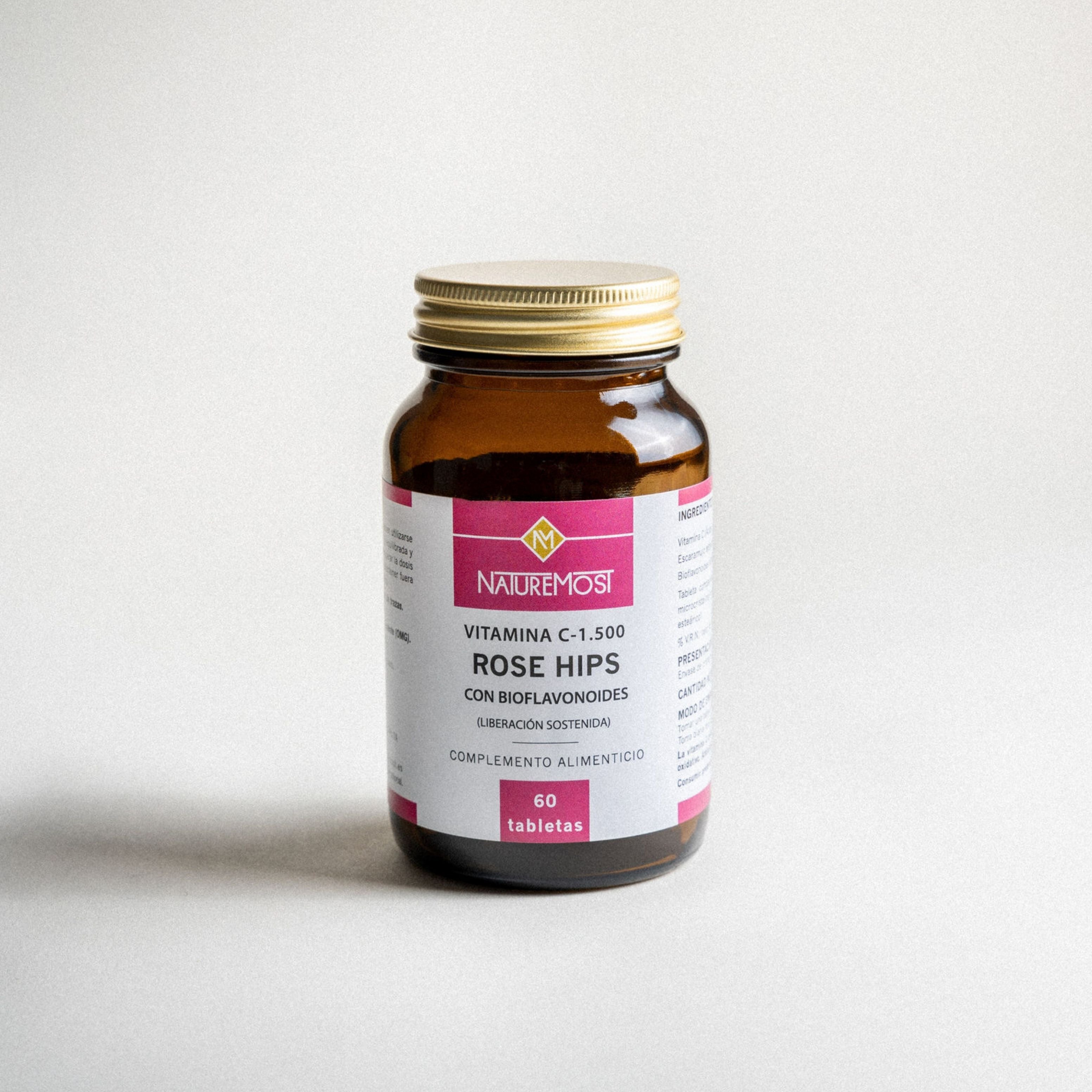 Vitamina C -1500 Rose Hips - Naturemost
