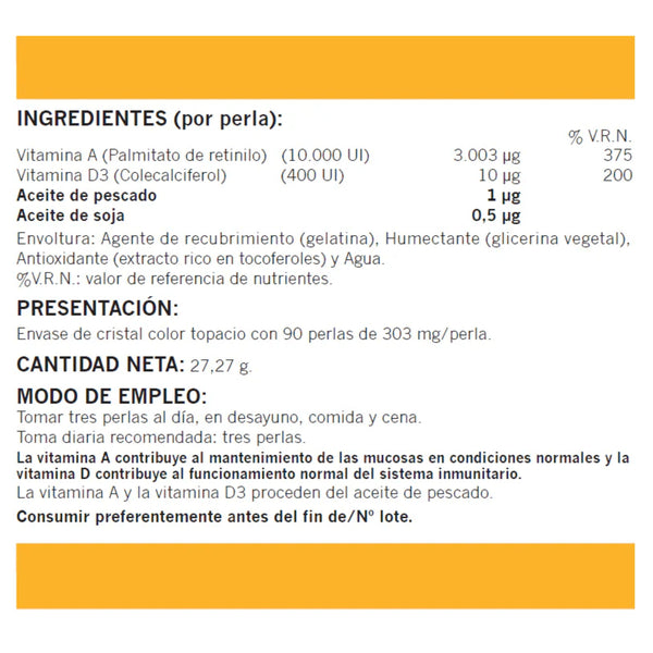 Vitaminas A & D3 - Naturemost