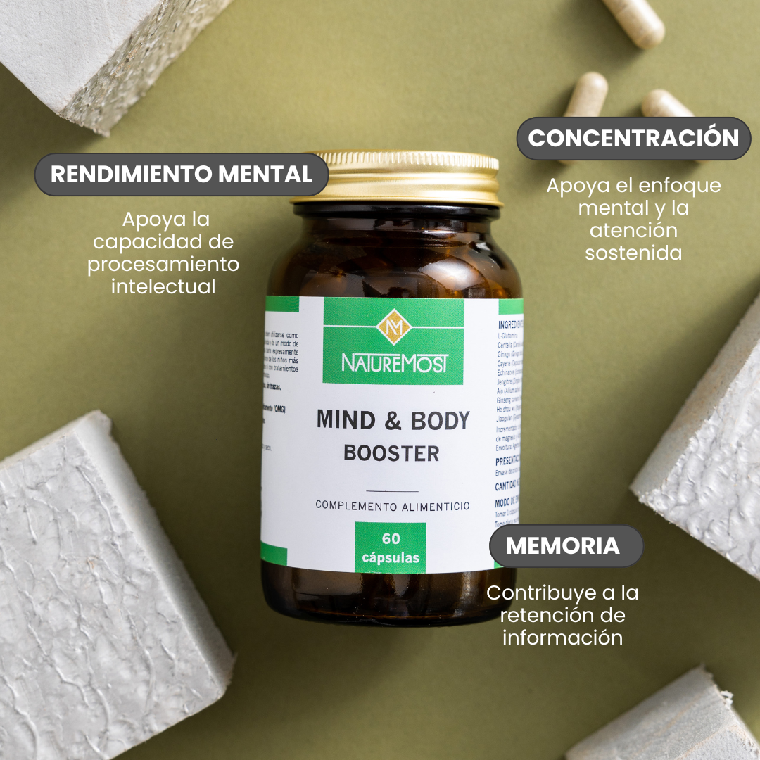 Mind & Body Booster - Rendimiento Cognitivo - Naturemost