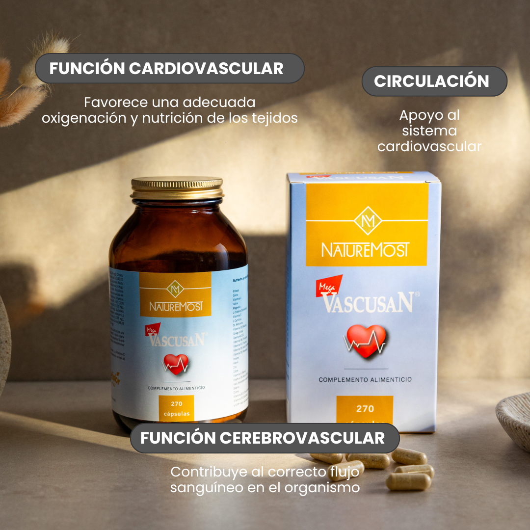 Mega Vascusan® - Apoyo Cardiovascular - Naturemost