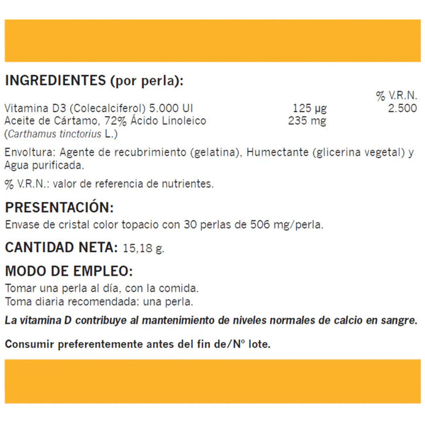 Vitamin D 3 5.000 U.I. - Naturemost